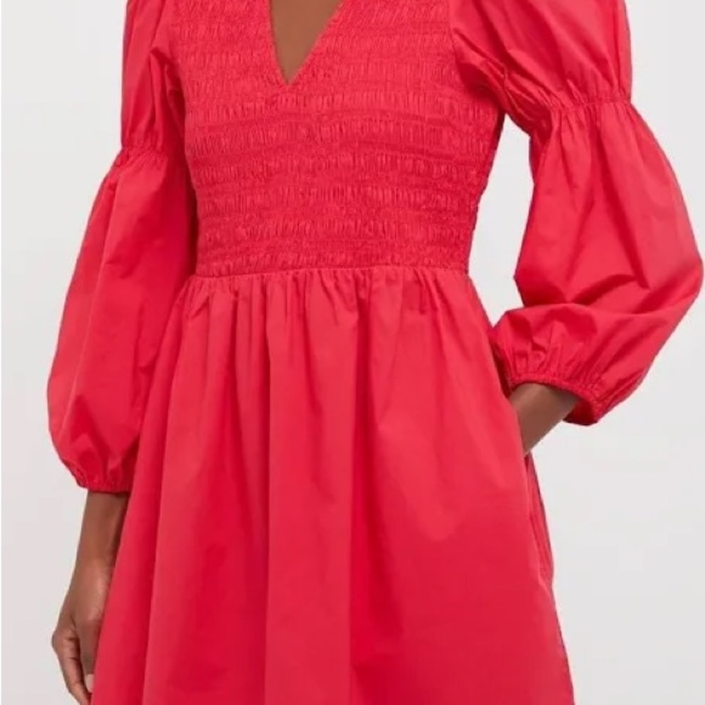 tuckernuck red pomander place brinkley mini dress NWT
